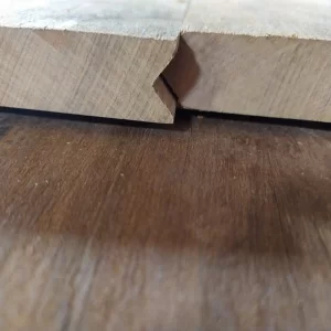 TÁBUA PEROBA ROSA RÚSTICA LISA  EM MADEIRA DEMOLIÇÃO LARG DE 19CM x 18MM         (Valor p/ METRO LINEAR) 