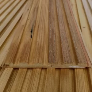 Revestimento Painel Ripado  1,5 x 1,0 -  Pinheiro de Araucária Demolição ( Valor m²)