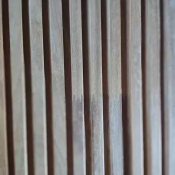 Revestimento Painel Ripado 1,5 x 1,0 -  Cumarú  Champanhe Cerne Extra( Valor m²)