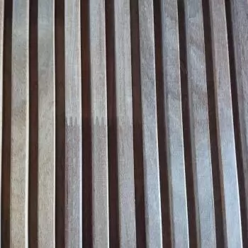 Revestimento Painel Ripado 1,5 x 1,0 -  Cumarú  Champanhe Cerne Extra( Valor m²)