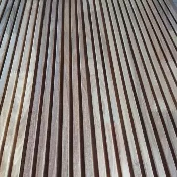 Revestimento Painel Ripado 1,5 x 1,0 -  Cumarú  Champanhe Cerne Extra( Valor m²)