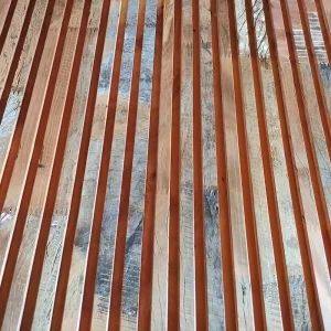 Revestimento Painel Ripado Rústico -  Peroba Rosa Demolição ( Valor m²)