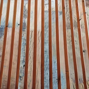 Revestimento Painel Ripado Rústico -  Peroba Rosa Demolição ( Valor m²)