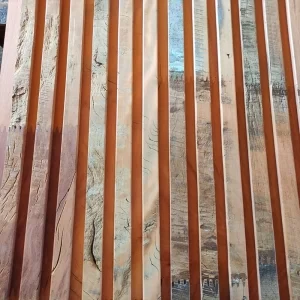 Revestimento Painel Ripado Rústico -  Peroba Rosa Demolição ( Valor m²)