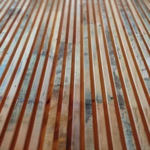 Revestimento Painel Ripado Rústico -  Peroba Rosa Demolição ( Valor m²)