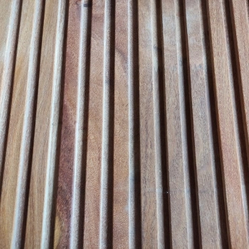 Forro Ripado 2,5 x 1,5-  Cumarú  Champanhe Cerne Extra( Valor m²)
