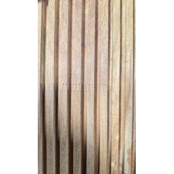 Revestimento Painel Ripado 1,0 x 1,0 -  Cumarú  Champanhe Cerne Extra( Valor m²)