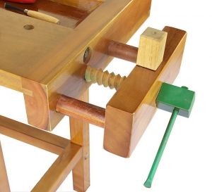 BANCADA PARA MARCENEIRO HOBBY BÁSICA DE 1,20 X 0,50 X 0,90 C/ 01 Morsa e (Gaveta opcional) - SB 134